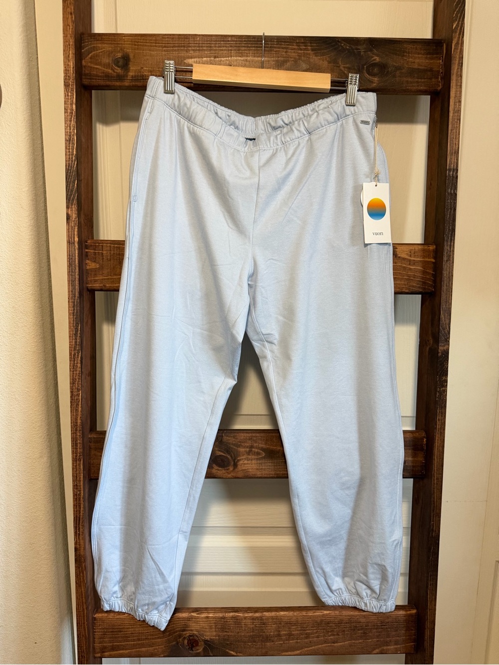 Vuori Halo Modern Sweatpants Soft Sky Heather Joggers - Large